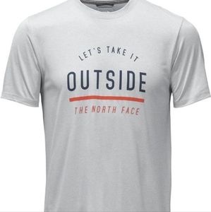North Face Mens Reaxion Amp Graphic Tee